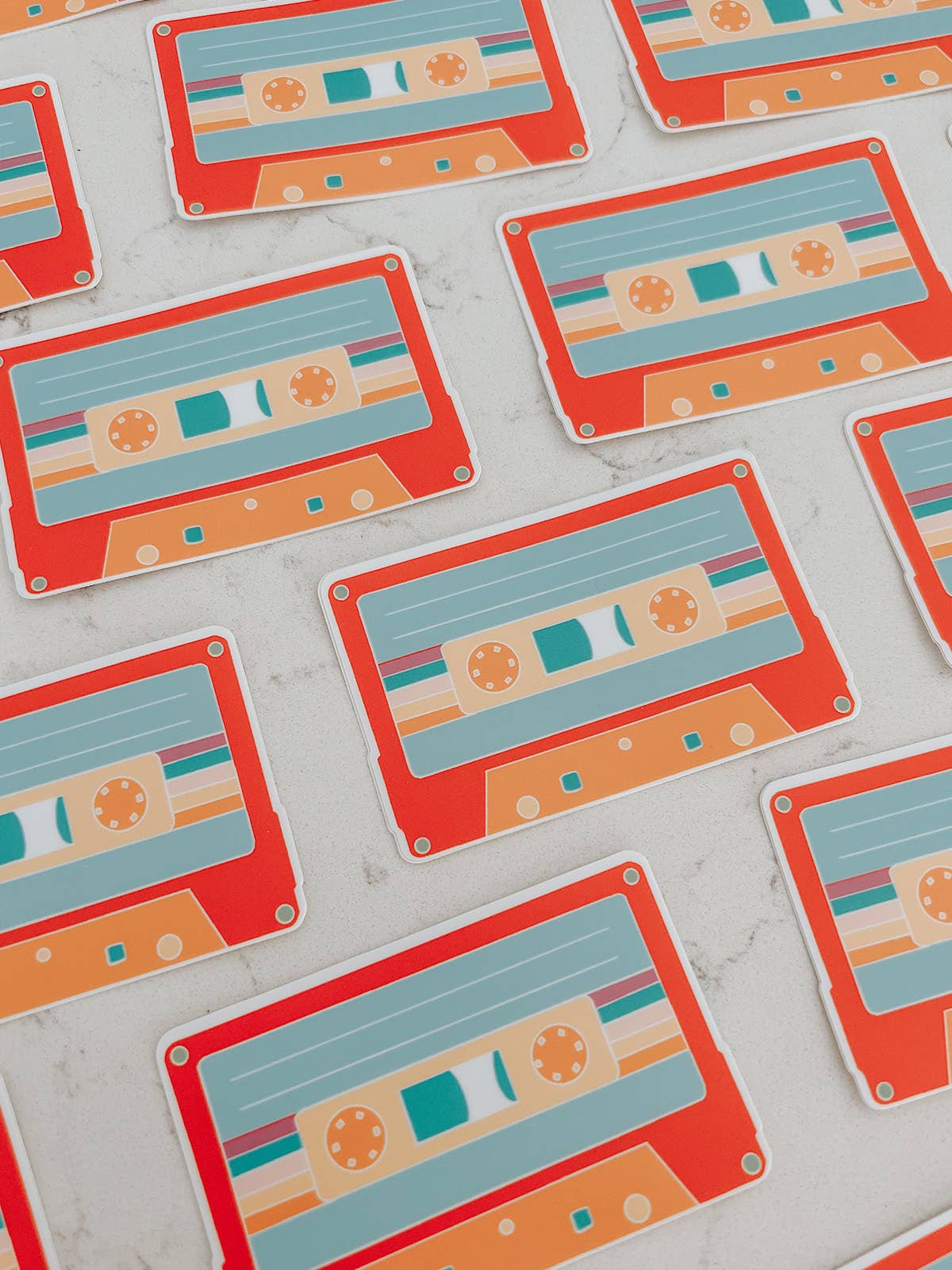 Retro Casette Tape Vinyl Sticker