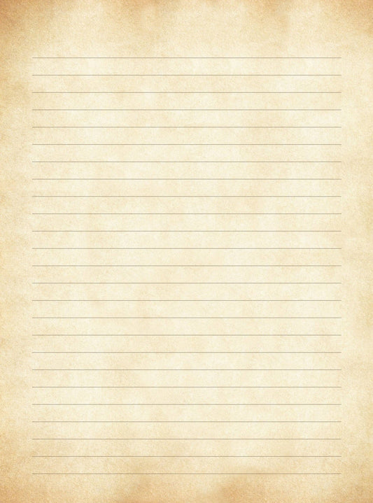 Vintage Parchment Lined Stationery