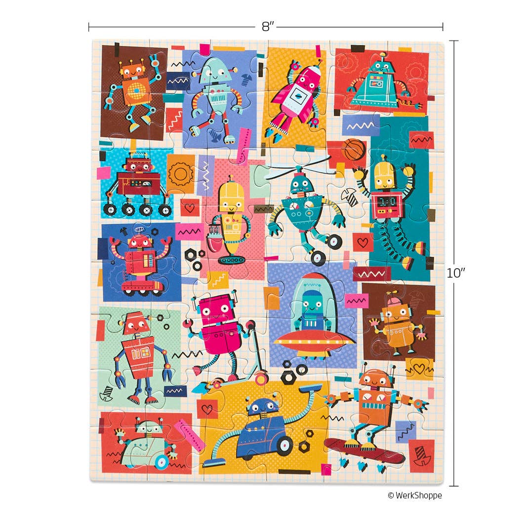 Robots | 48 Piece Piece Jigsaw Puzzle