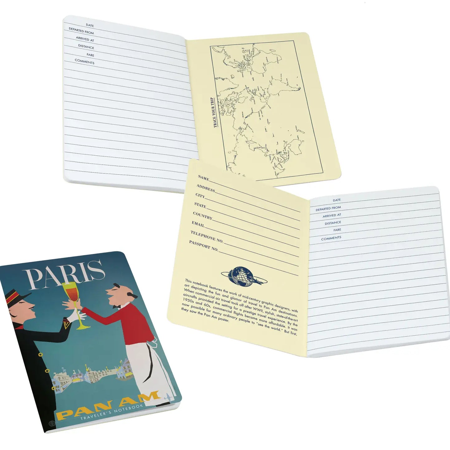 Pan Am Paris Notebook