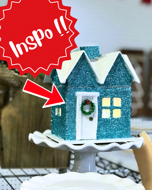 Craft Your Own Glitter House