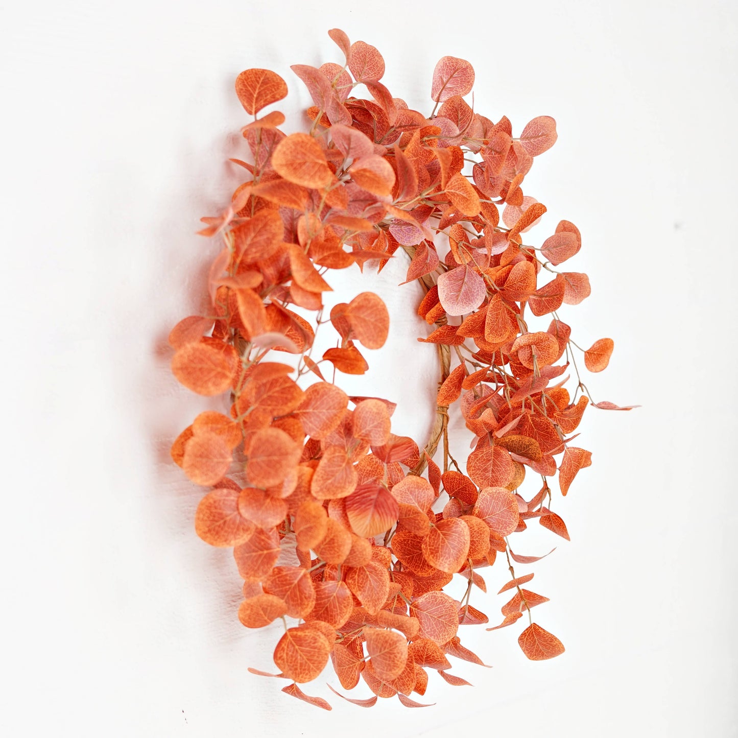 530300- 24in(10.5) Wreath-Autumn Silver Dollar Leaves