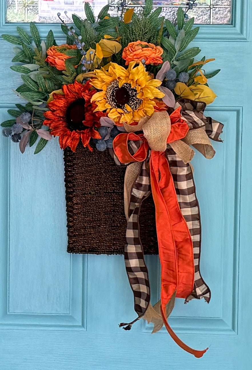 Fall Bow & Florals