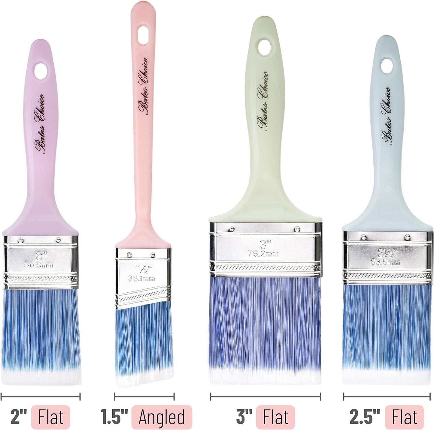 Paint Brushes, Pastel Colors