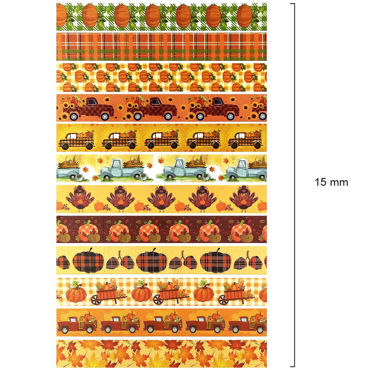 Wrapables Decorative Washi Tape for Scrapbooking, Stationery