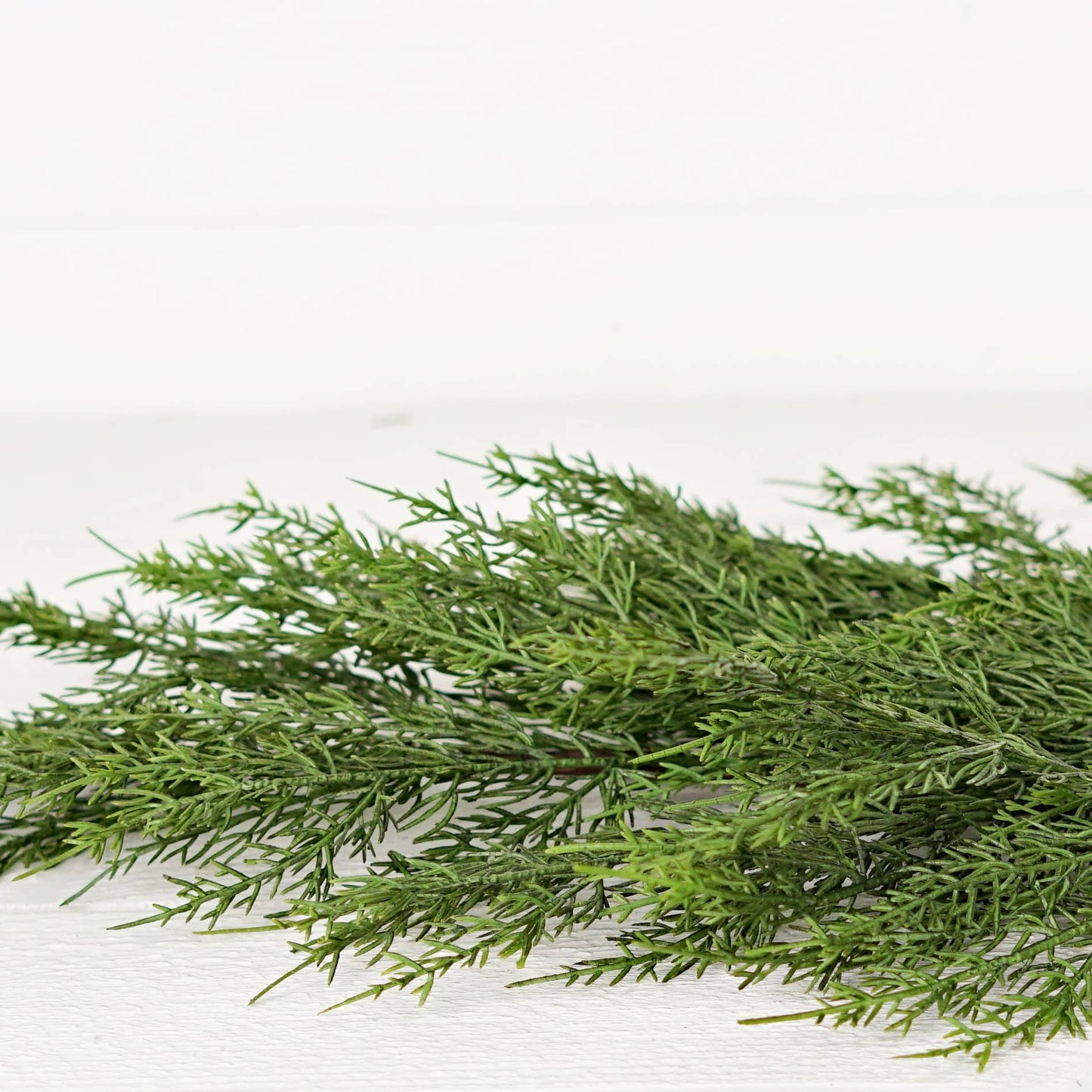 Soft Touch Evergreen Cedar Pine Teardrop Greenery