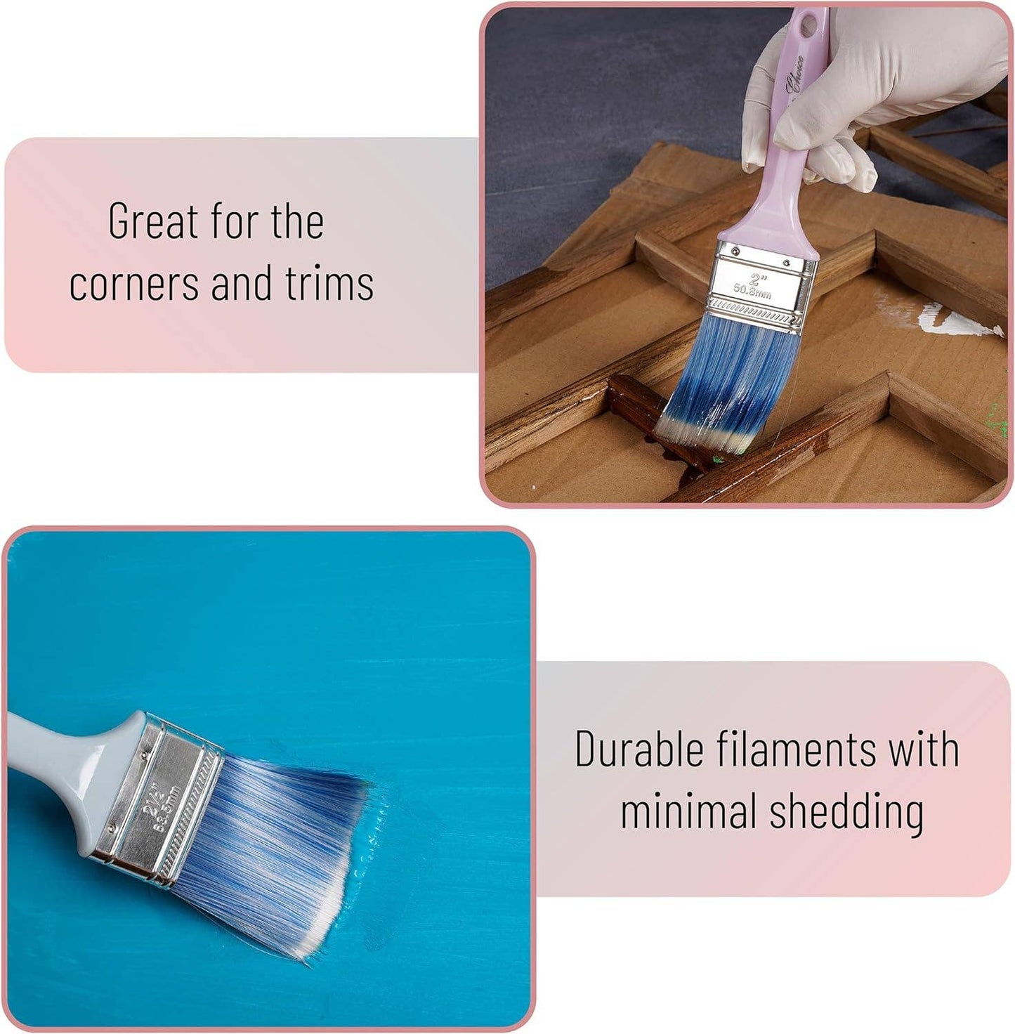 Paint Brushes, Pastel Colors