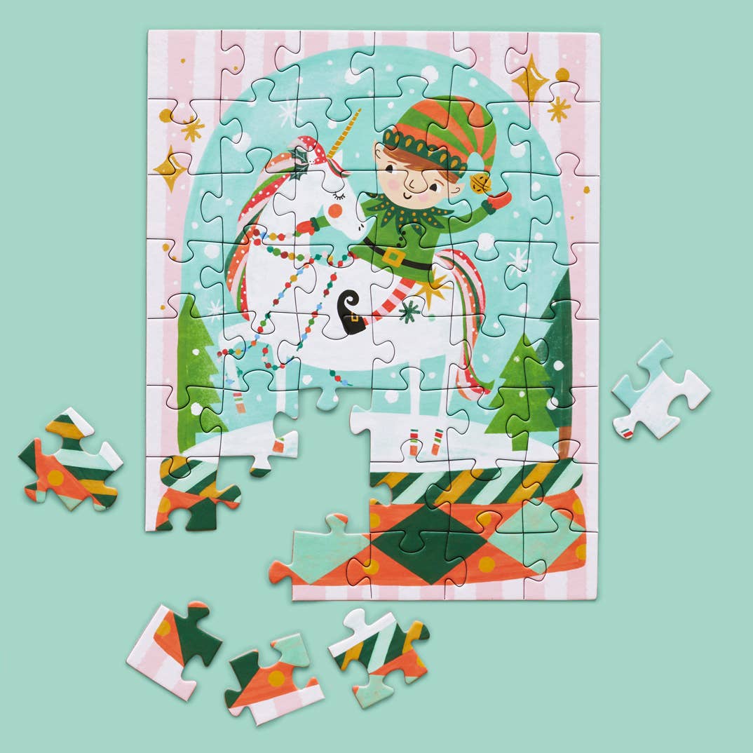 Magic Snow Globe | 48 Piece Jigsaw Puzzle