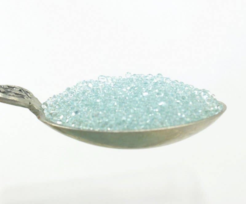 Clear Glass Deco Beads | 2 oz Jar