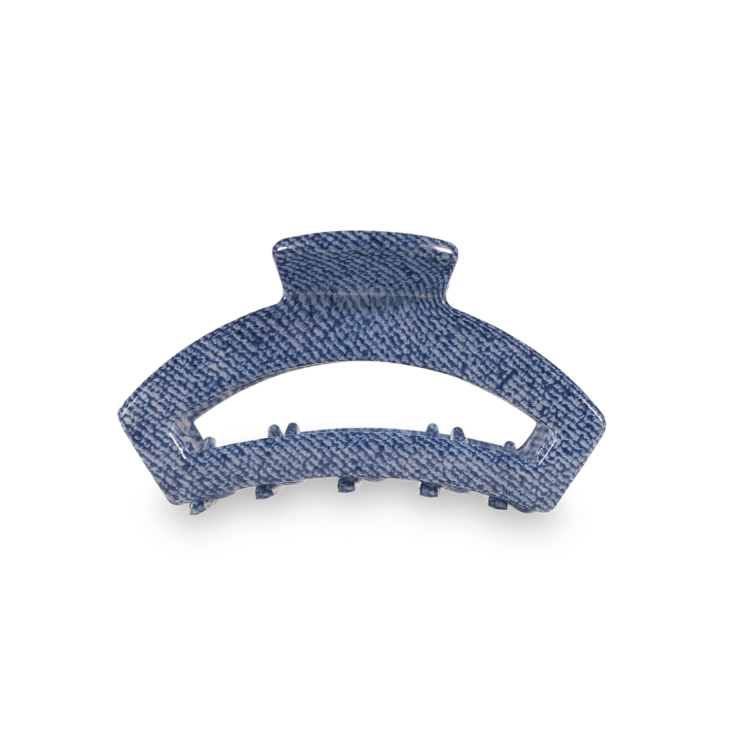 Open Denim Tiny Hair Clip