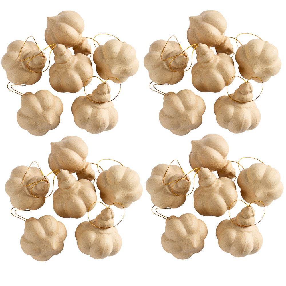 4" Paper Mache Christmas Ornament