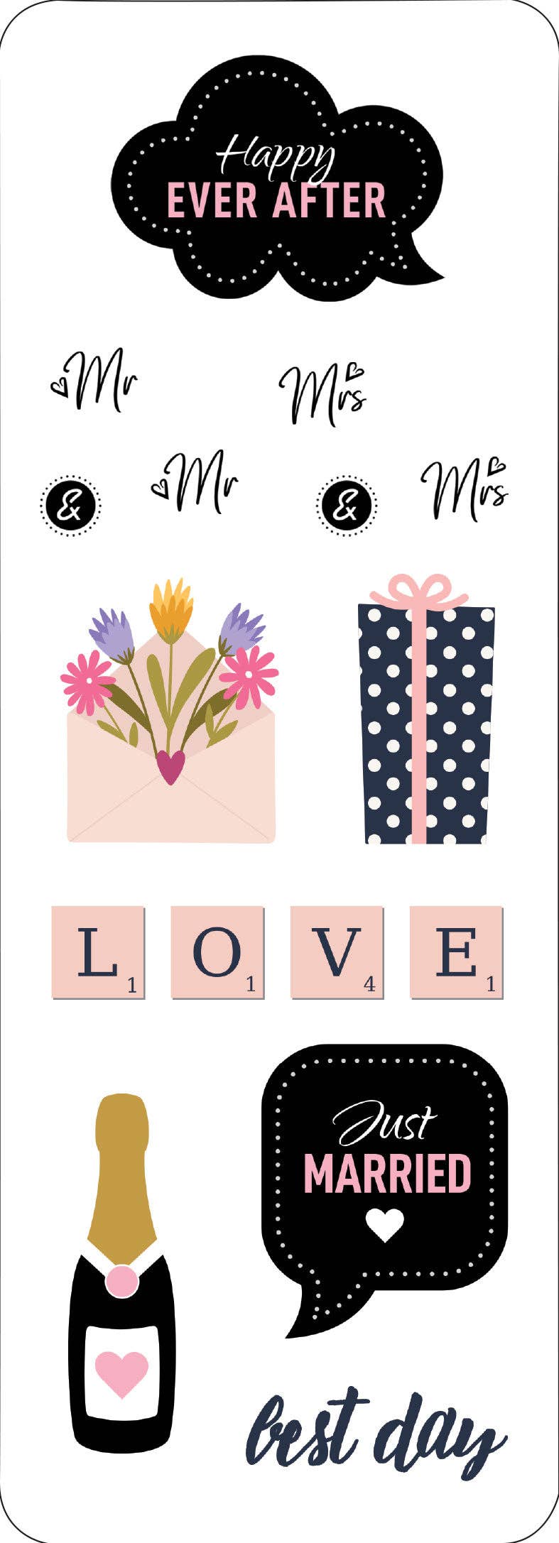 Wedding Sticker Set