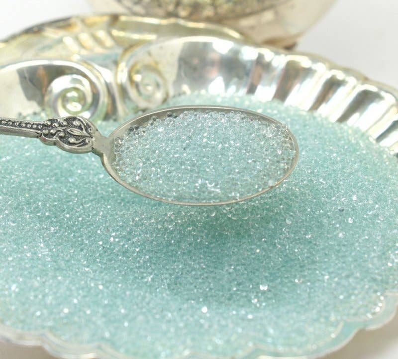 Clear Glass Deco Beads | 2 oz Jar