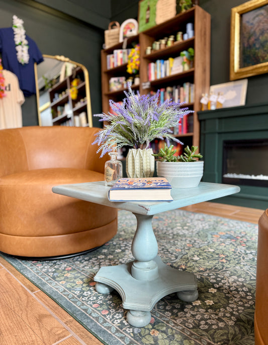 Custom Painted Vintage Side Table