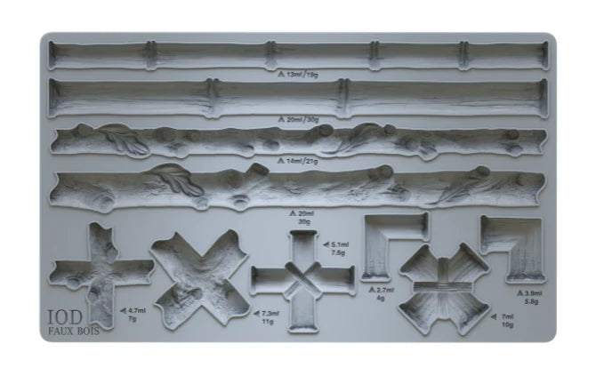 IOD Faux Bois Mould