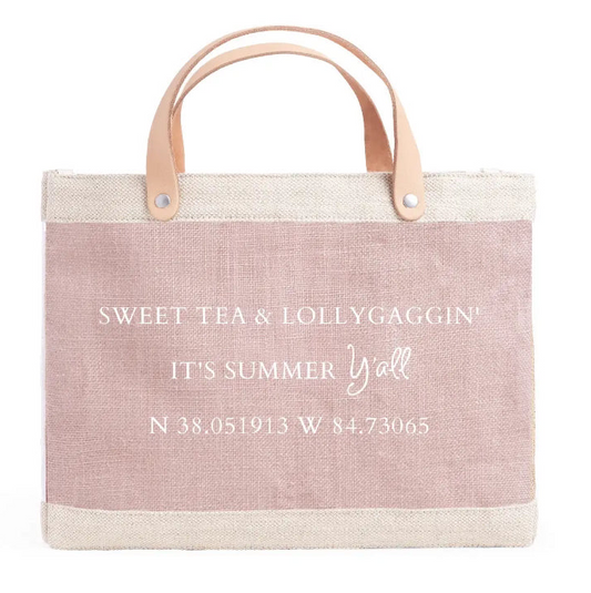 Sweet Tea and Lollygaggin Market Bag