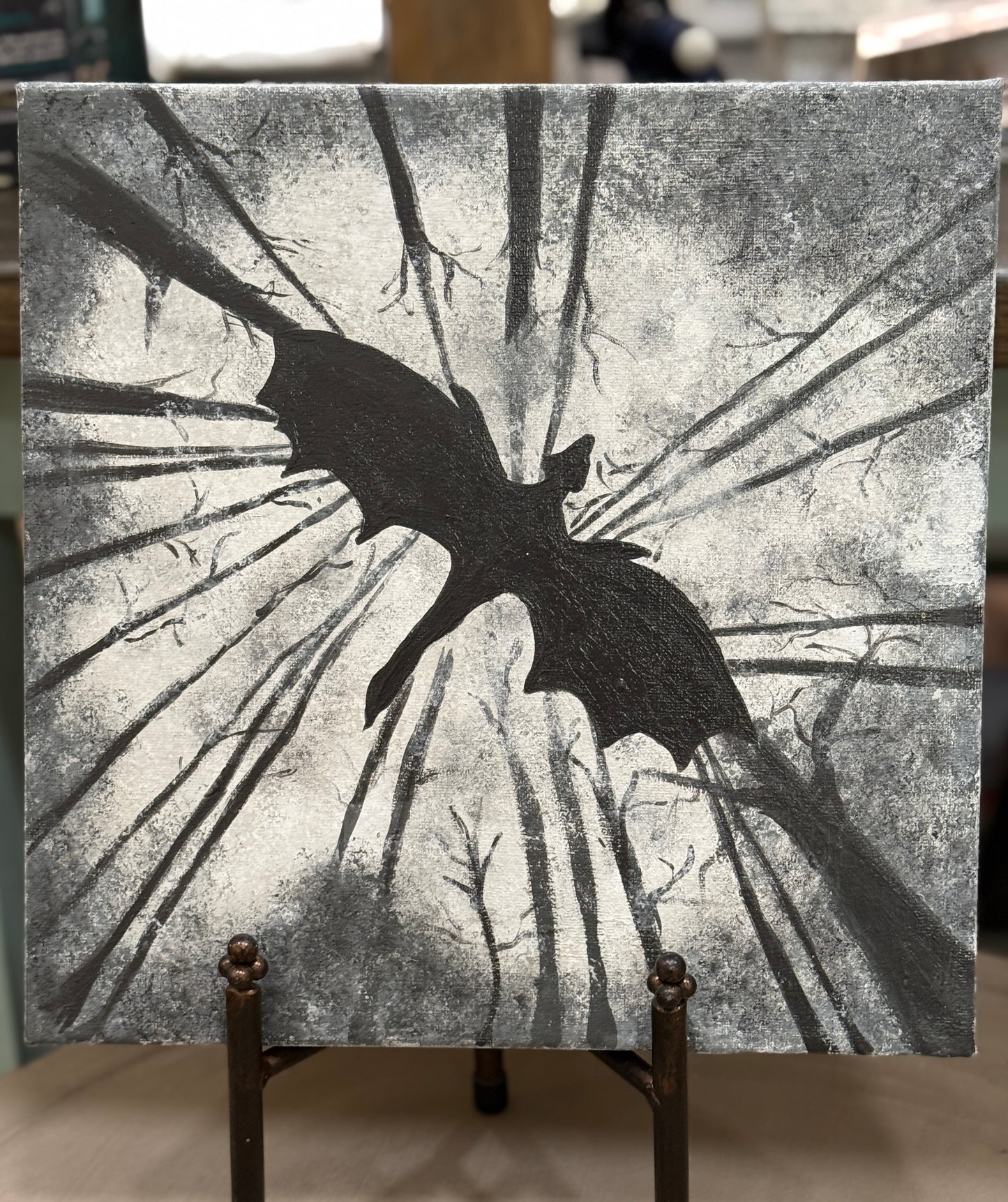 Fourth Wing-Inspired Painting Class Description: “Shadow of the Dragon”