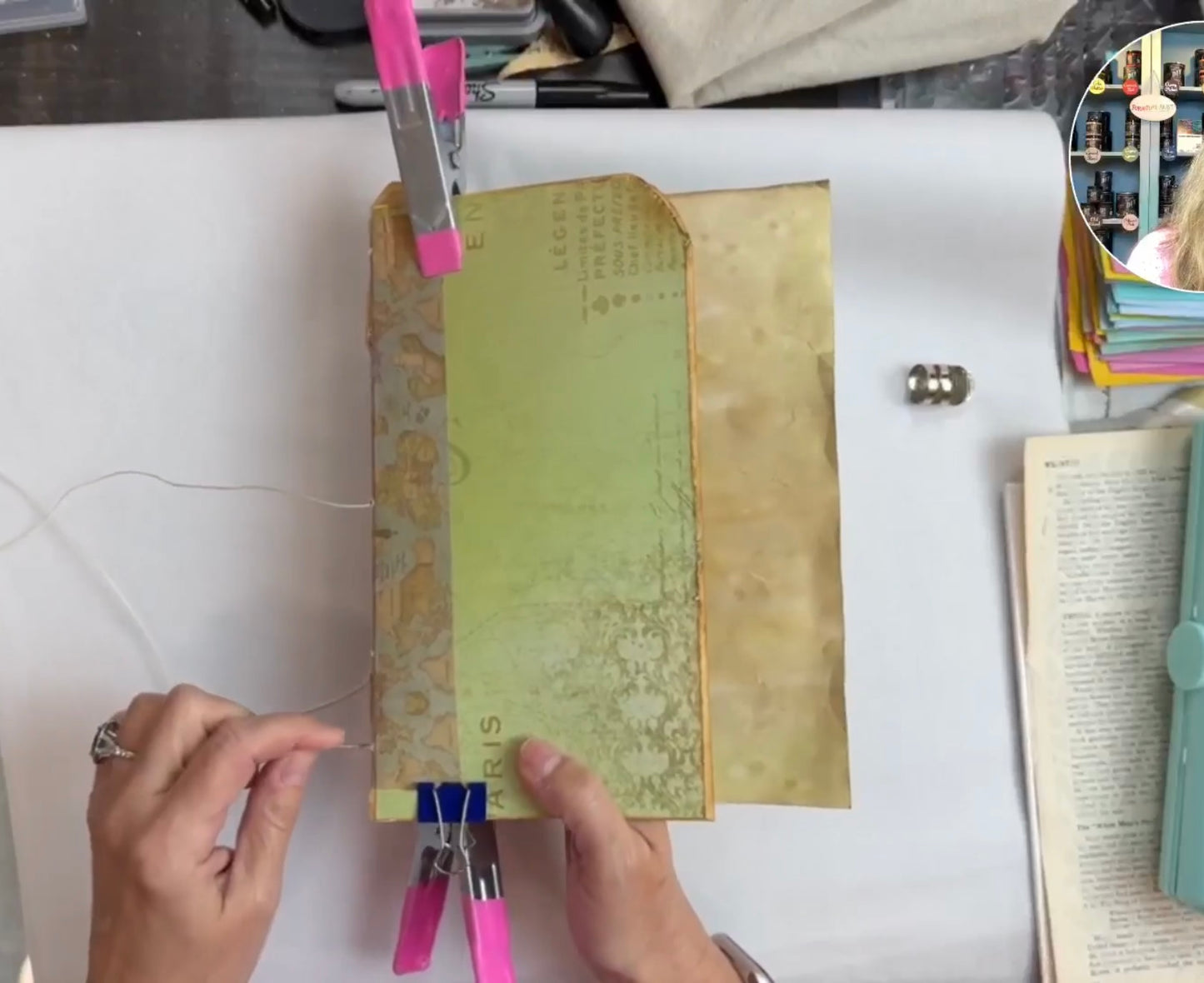 Learn How to Sew a Journal Signature