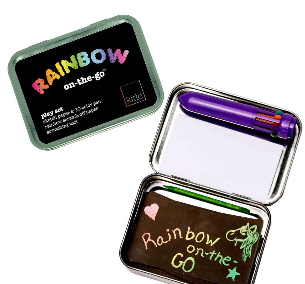 Rainbow On-The-Go Travel Drawing Playset