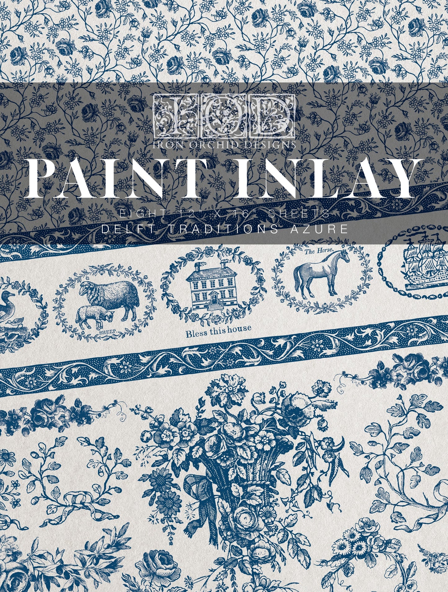 IOD Delft Traditions Azure Paint Inlay