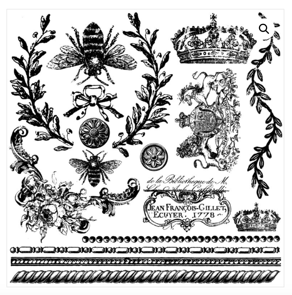 IOD Queen Bee Stamp