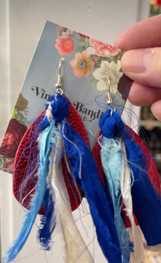 Patriotic Boho Earrings