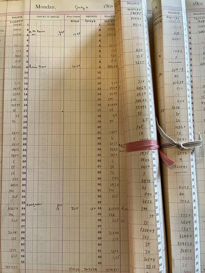 Antique Ledger Paper - EXTRA LARGE