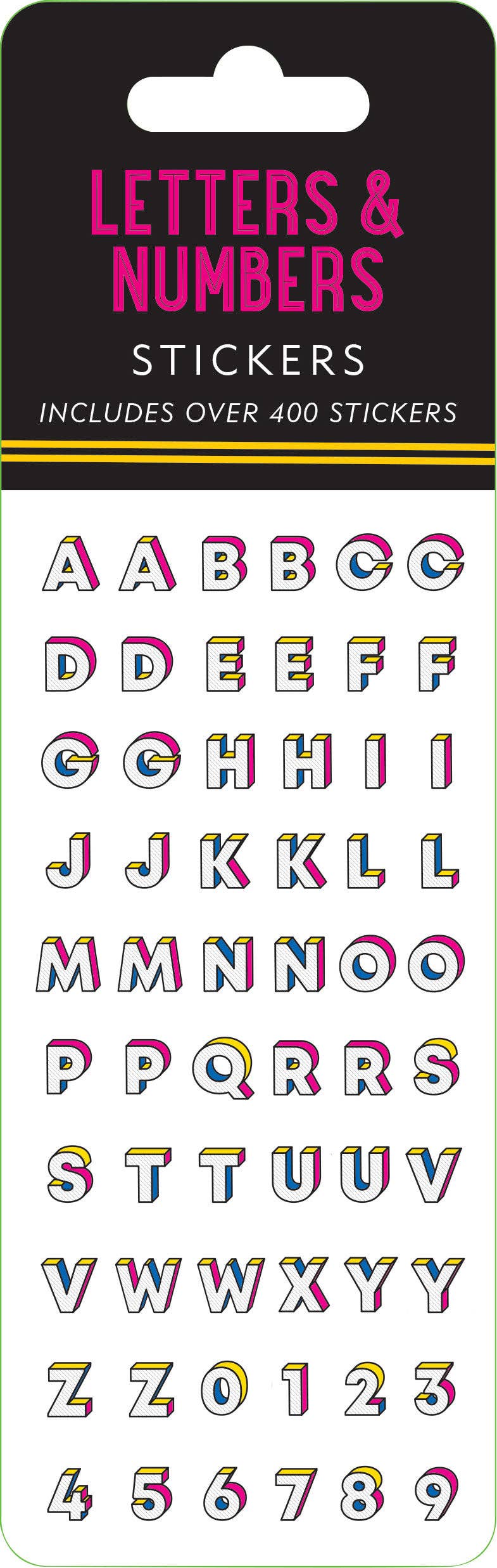 Letters & Numbers Sticker Set