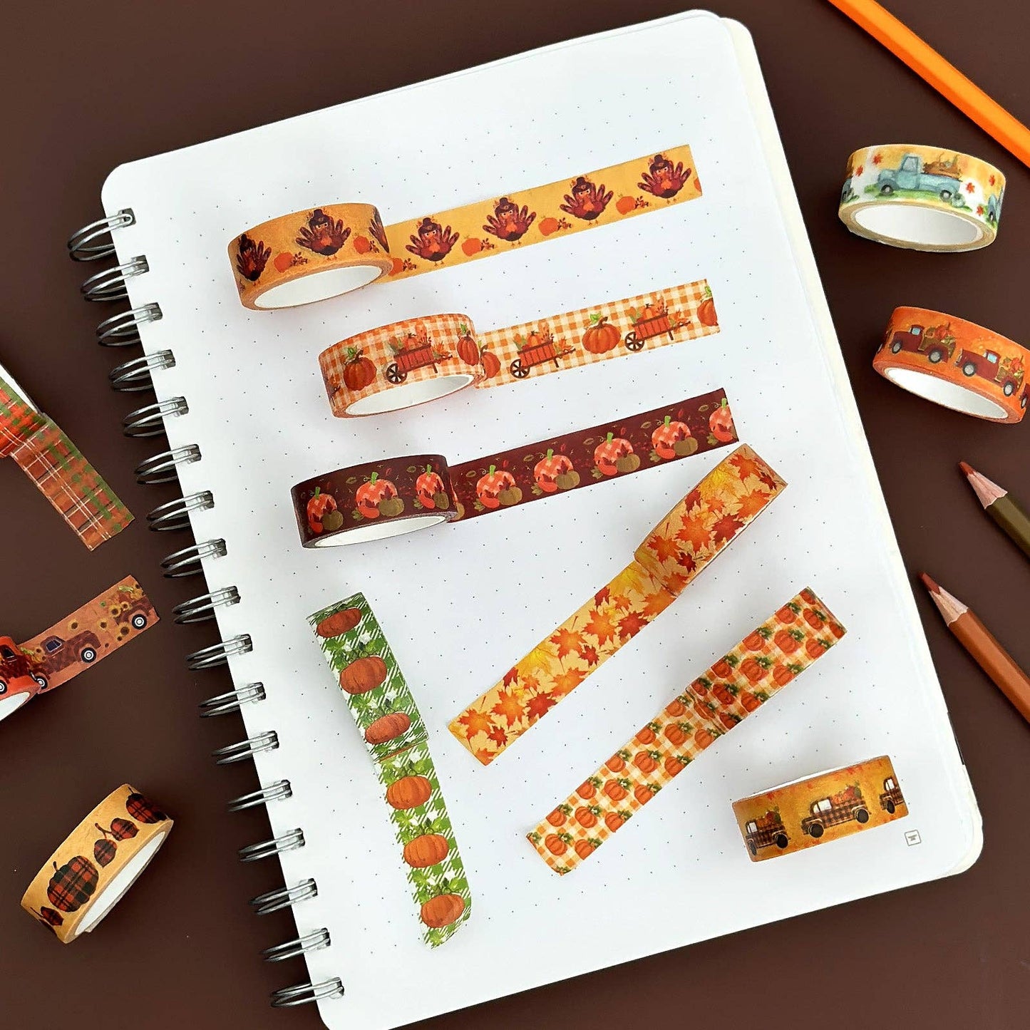 Wrapables Decorative Washi Tape for Scrapbooking, Stationery