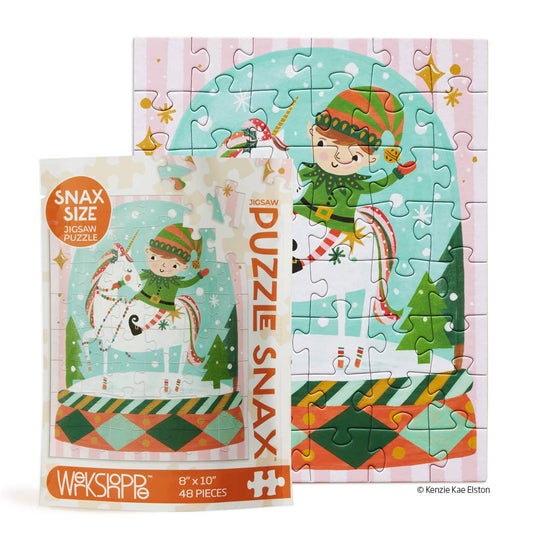 Magic Snow Globe | 48 Piece Jigsaw Puzzle