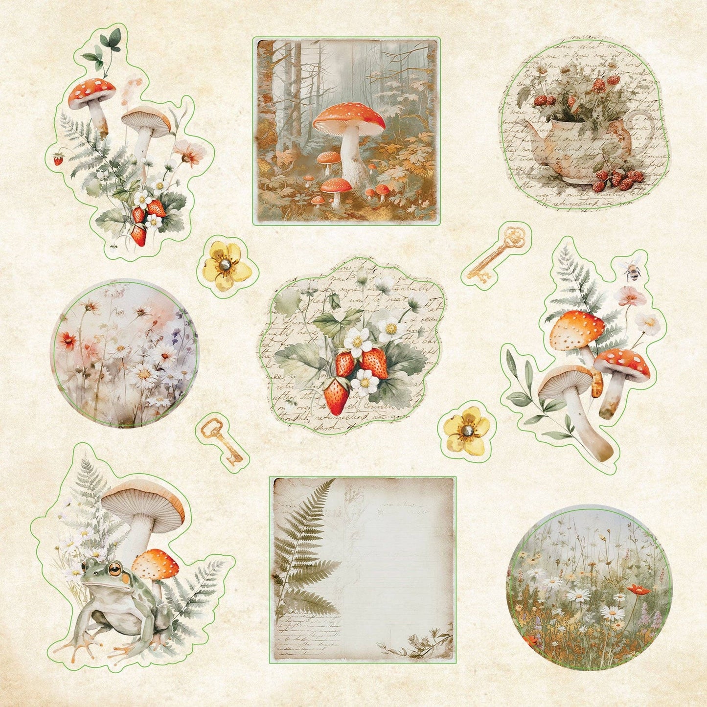 Cottagecore Sticker Book