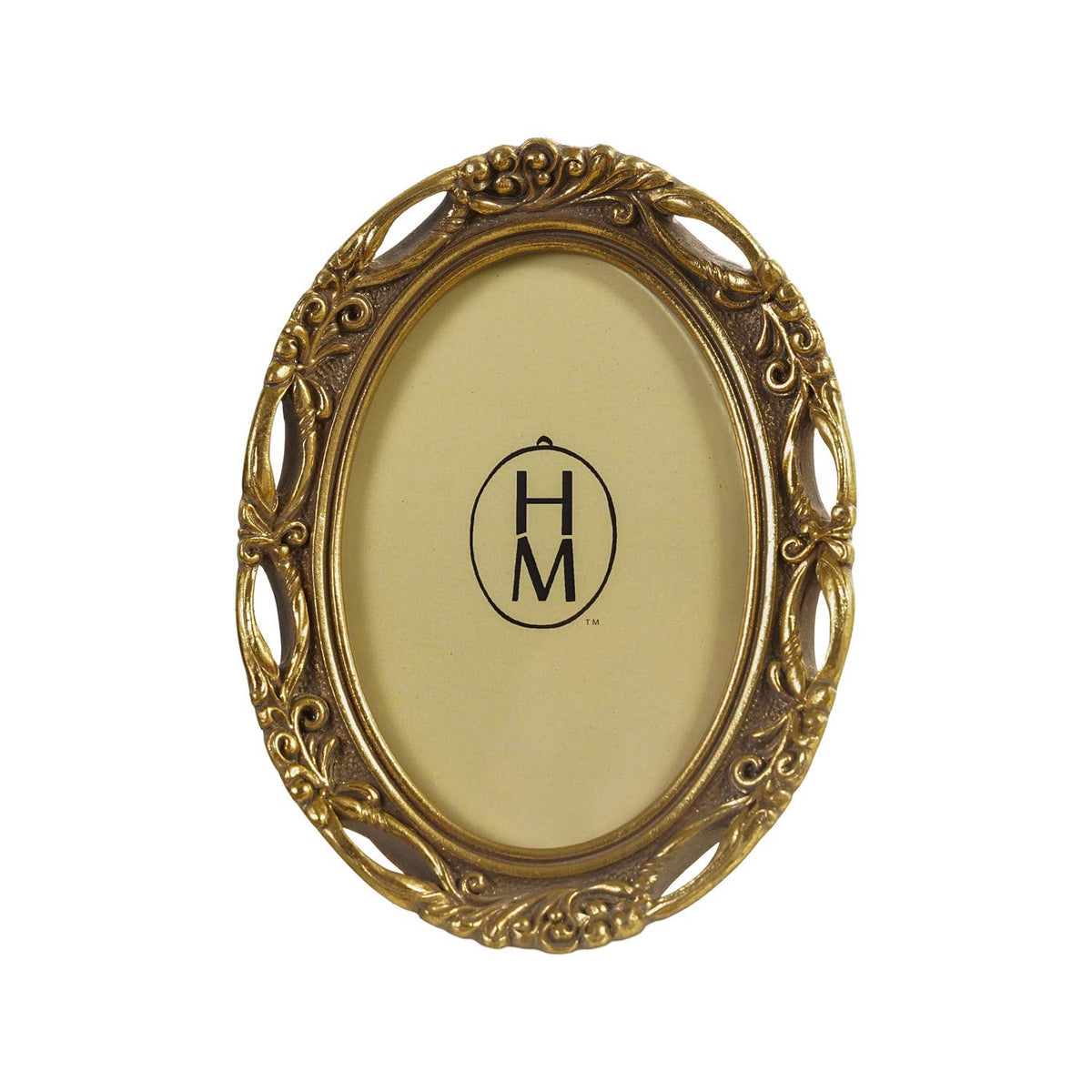 Oval Resin Photo Frame, Antique