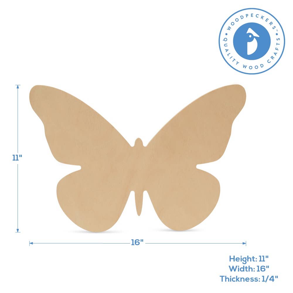 Wood Butterfly Cutout