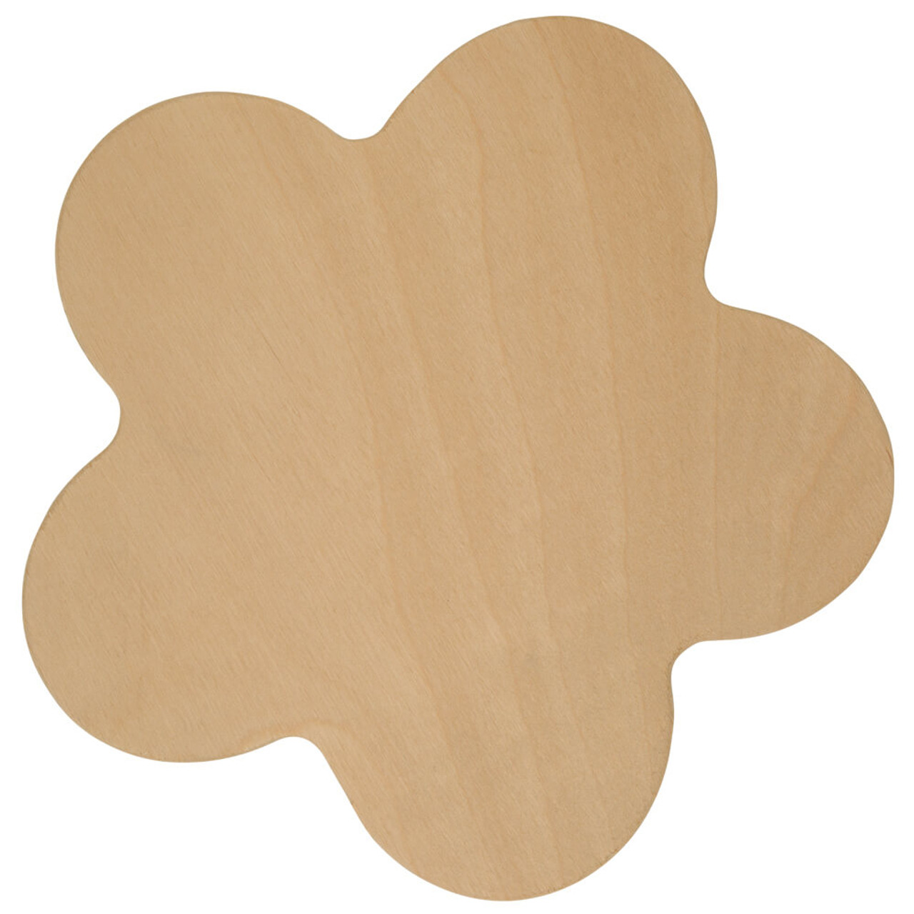 7" Wooden Flower Cutout