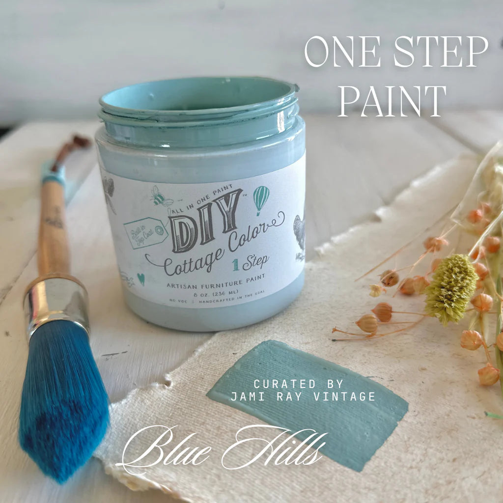 DIY Paint Cottage Color Blue Hills