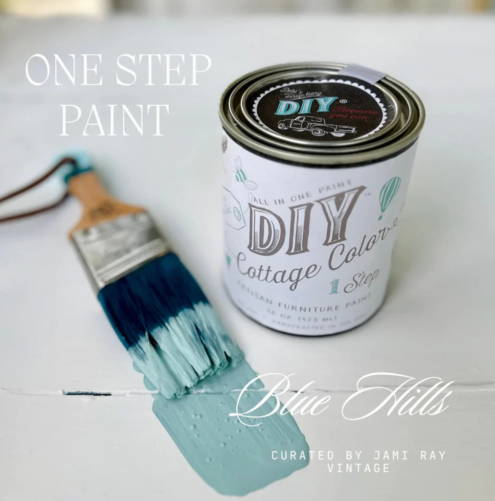 DIY Paint Cottage Color Blue Hills