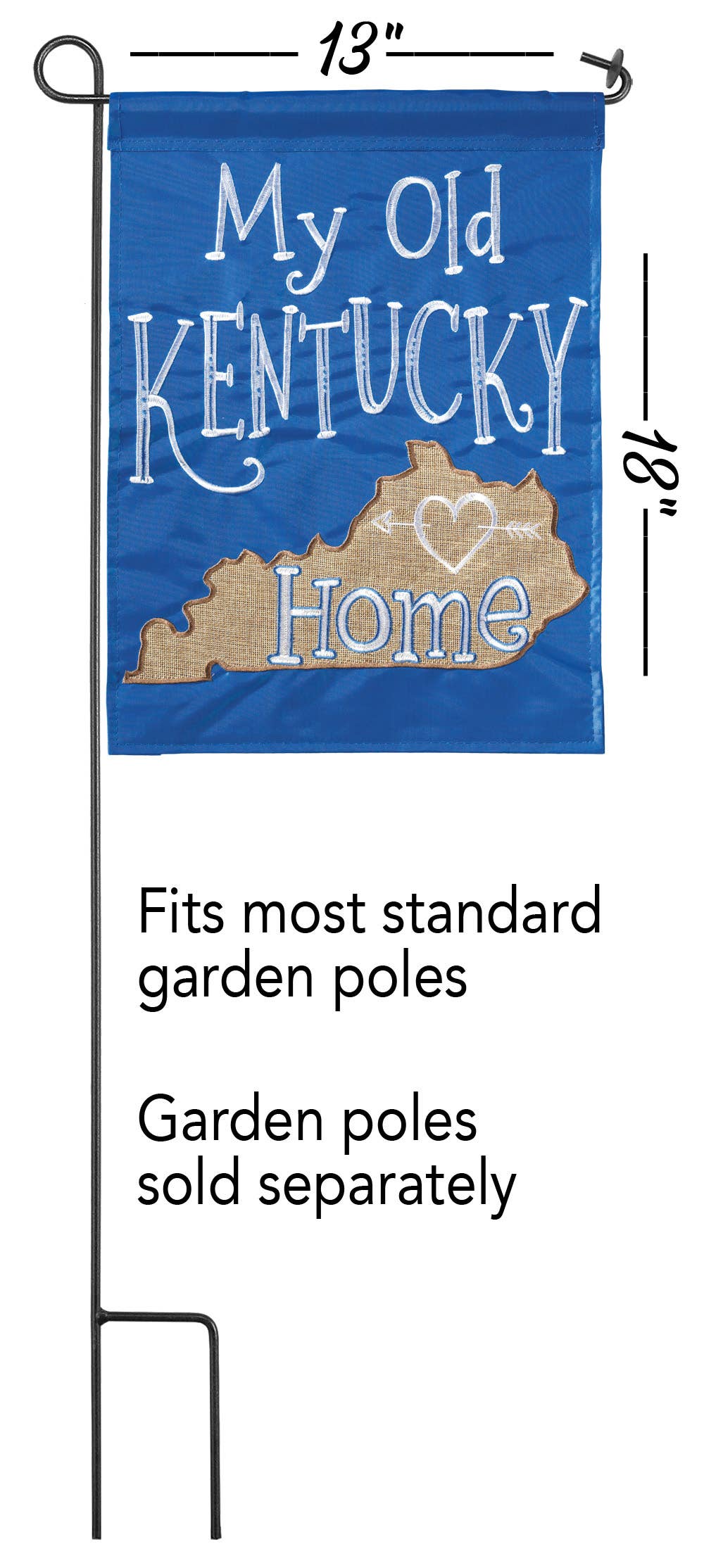 Garden My Old Kentucky Home Flag