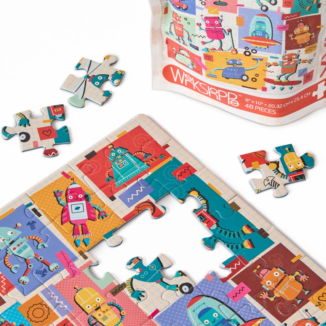 Robots | 48 Piece Piece Jigsaw Puzzle