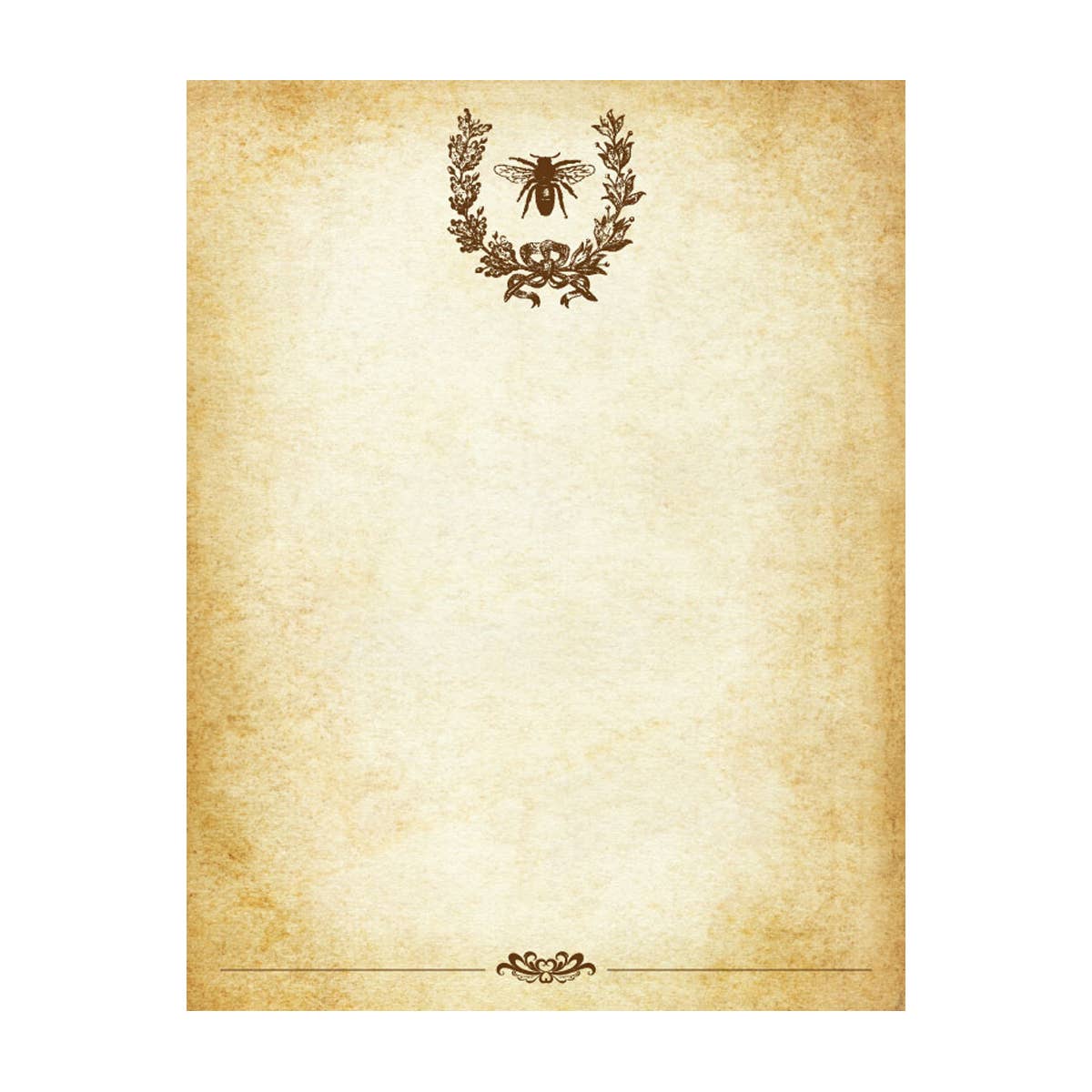 Printed Parchment Stationery Pack - 8 1/2x11" -20 sheets