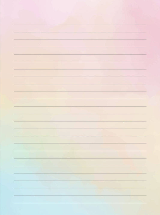 True Colors Lined Stationery