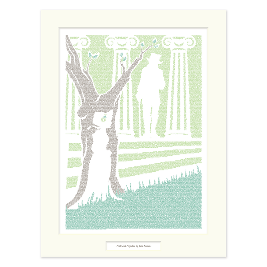 Pride and Prejudice Matted Print
