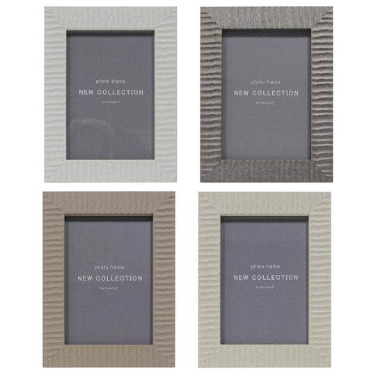 CIAN 5X7" RIDGED PS FRAME,4 Assorted Colours,