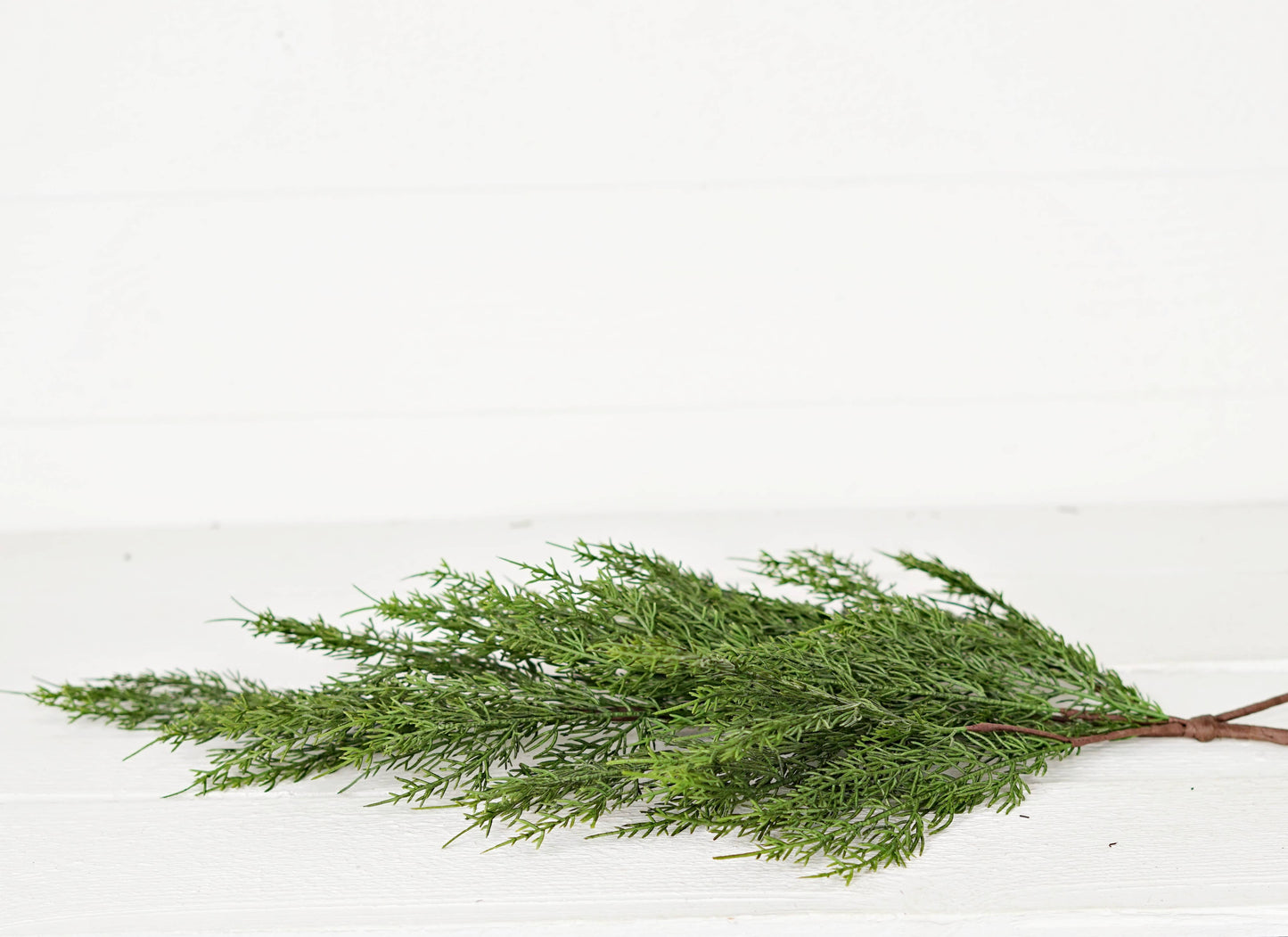 Soft Touch Evergreen Cedar Pine Teardrop Greenery