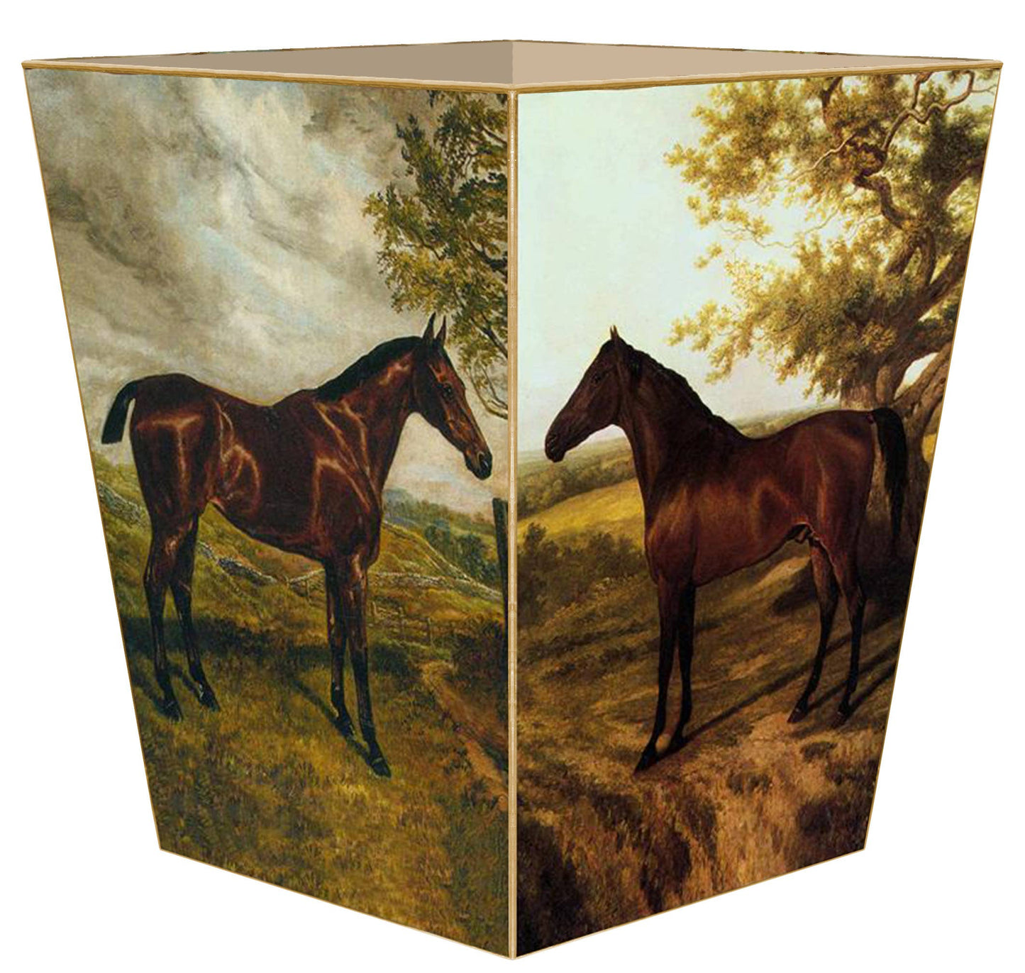 WB220-Horse Wastepaper Basket