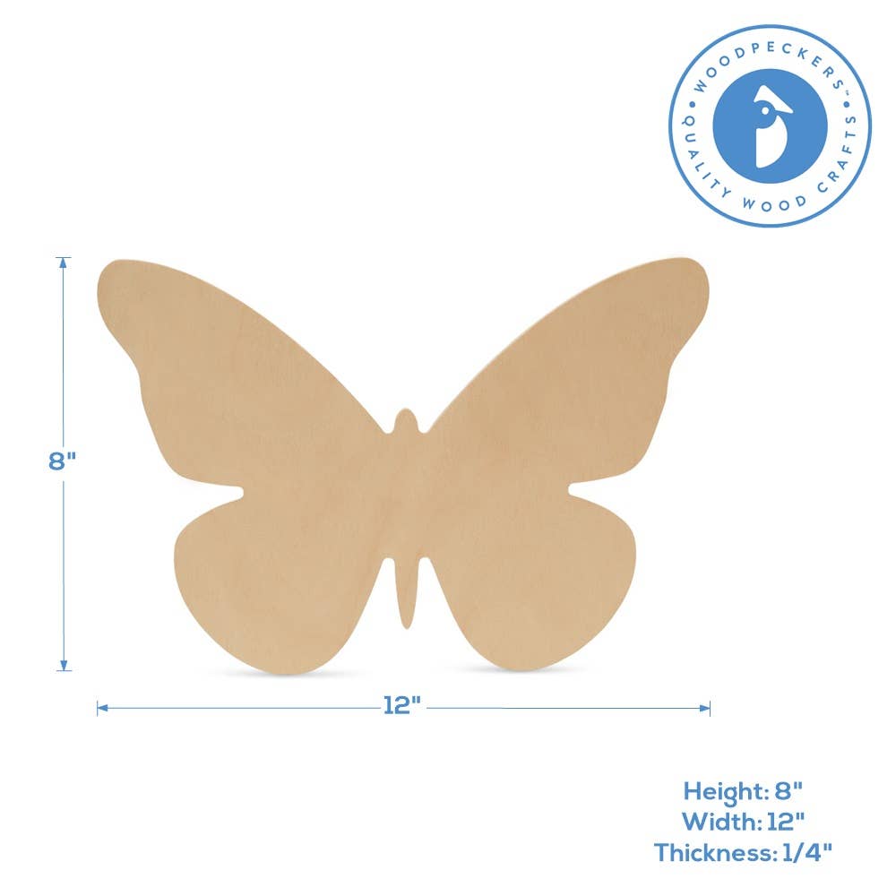 Wood Butterfly Cutout