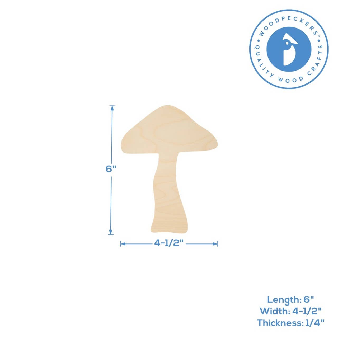 Wood Mushroom Cutout