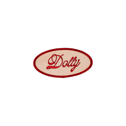 Dolly Name Badge Embroidered Patch