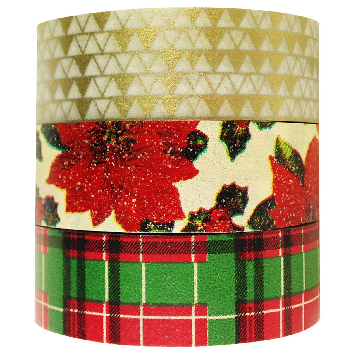 Wrapables Tis The Season Washi Masking Tape (Set of 3)