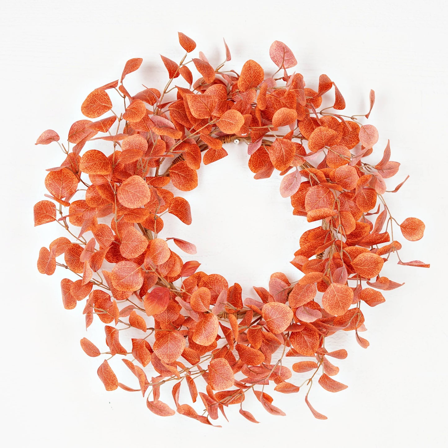 530300- 24in(10.5) Wreath-Autumn Silver Dollar Leaves