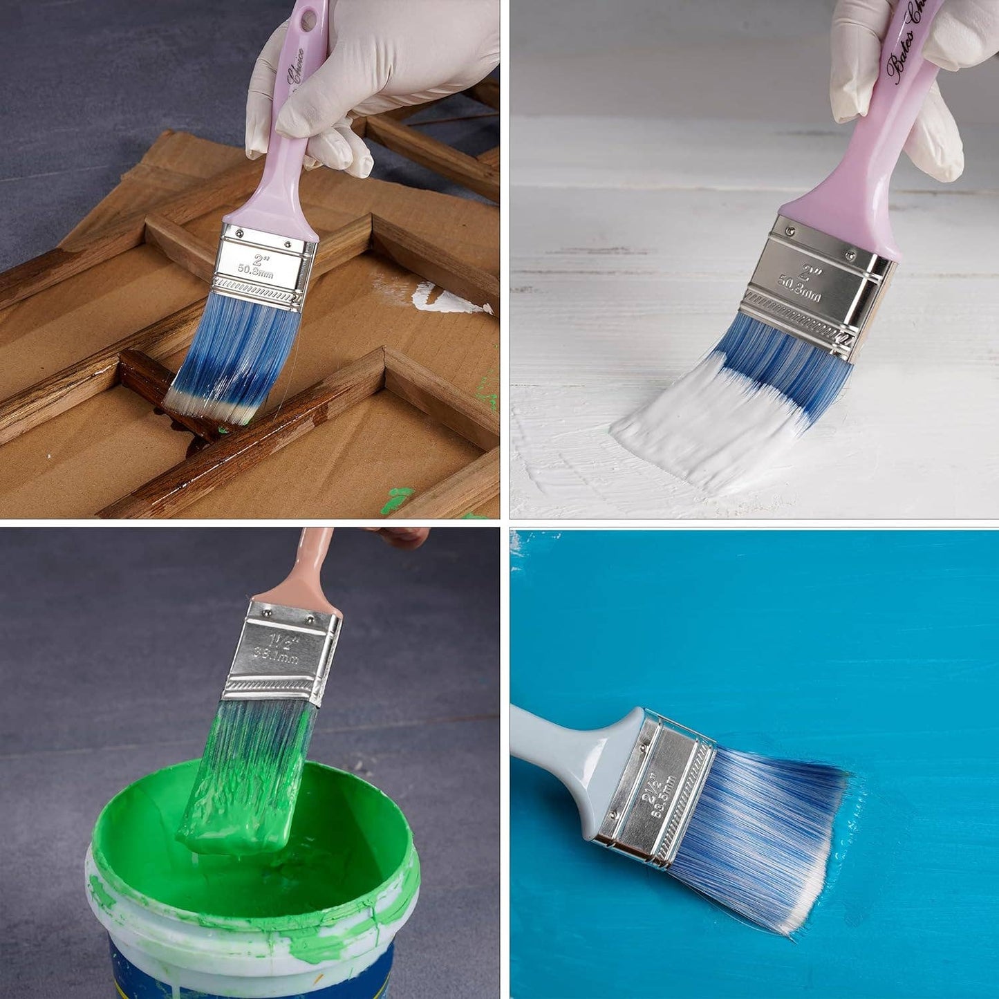 Paint Brushes, Pastel Colors